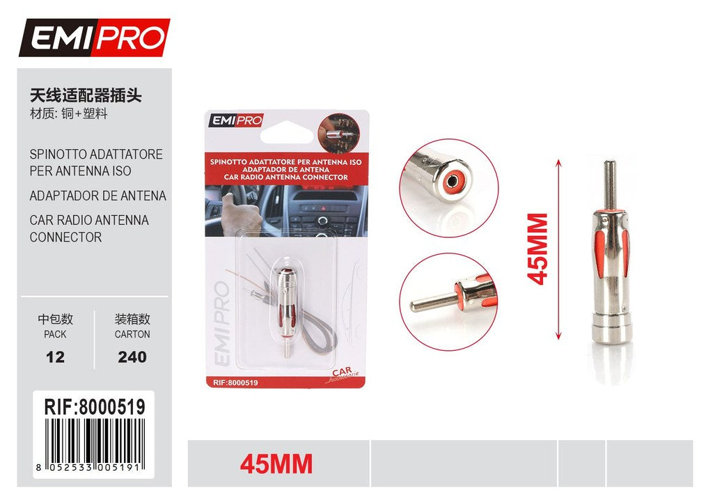 Spinotto Adattatore Per Antenna Iso