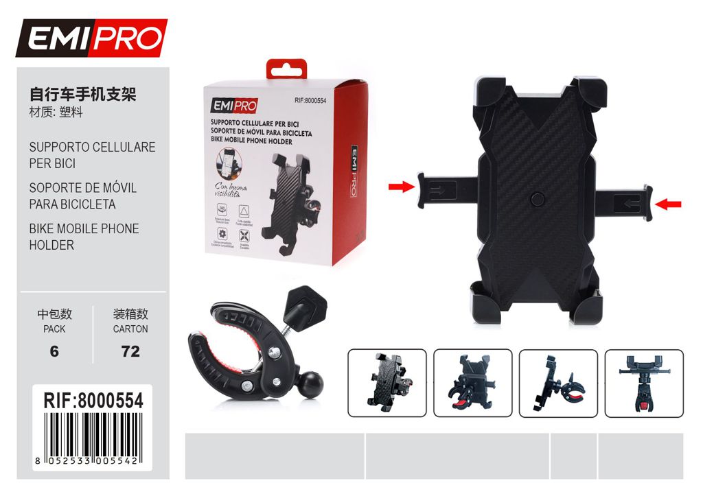Supporto Cellulare Per Bici