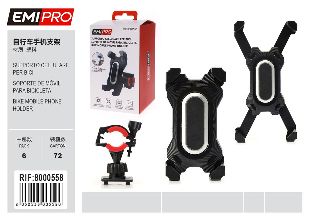 Supporto Cellulare Per Bici