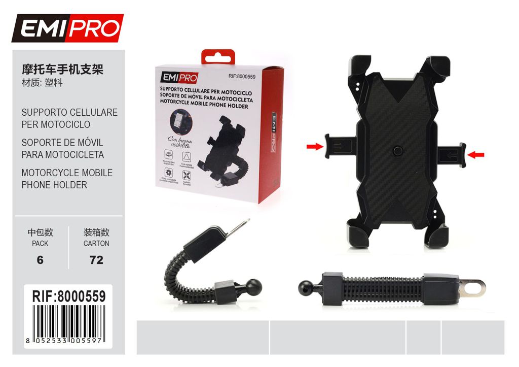 Supporto Cellulare Per Motociclo