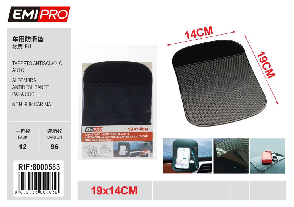 Tappeto Antiscivolo Auto 19*14cm