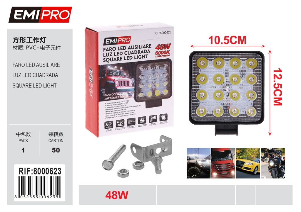 Faro Led Ausiliare 48w 20mm