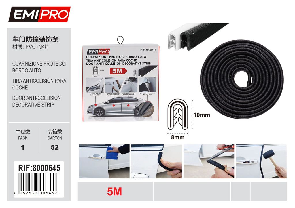 Guarnizione Proteggi Bordo Auto 5M