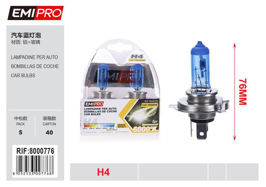 Lampadine Per Auto H4 12v100/90w