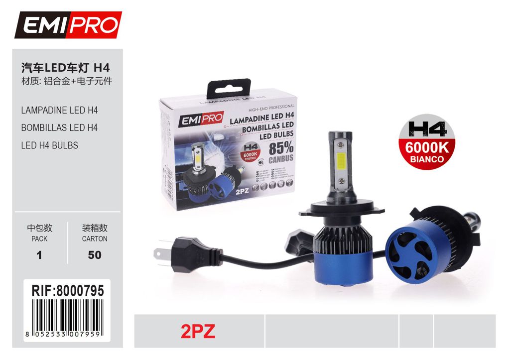Lampadine Led H4 2Pz