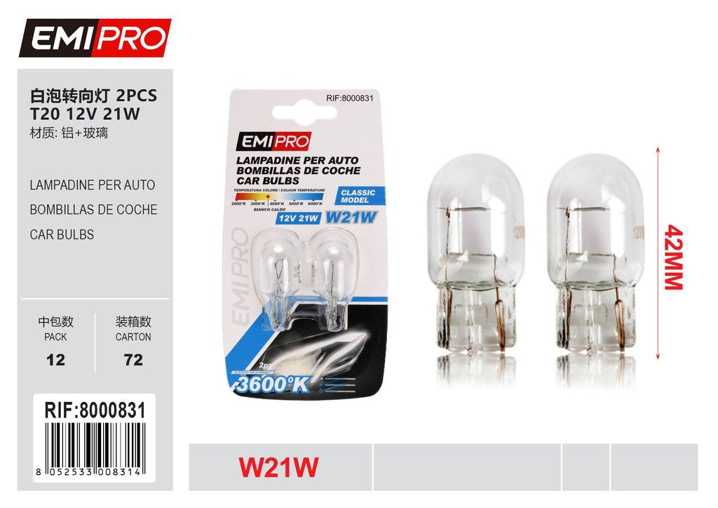 Lampadine Per Auto T20 12v 21w