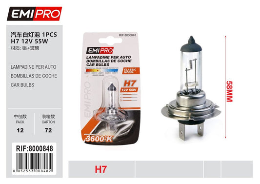 Lampadine Per Auto H7 12v 55w