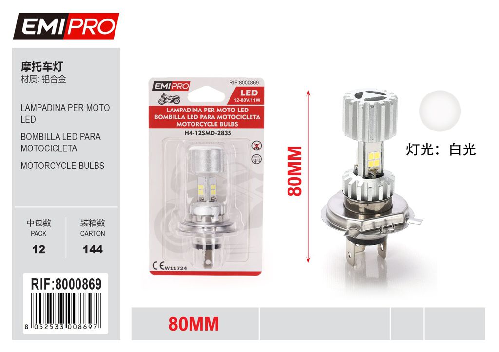 Lampadina Per Moto Led