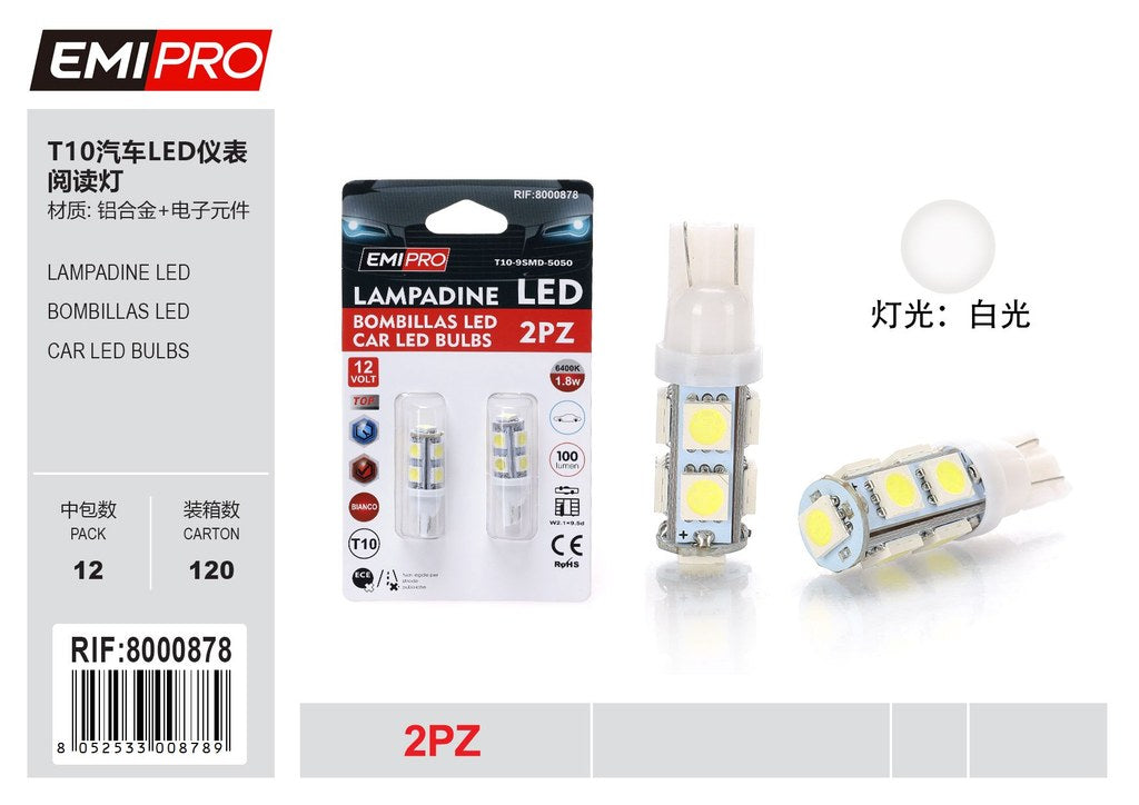 Lampadine Led T10 2Pcs