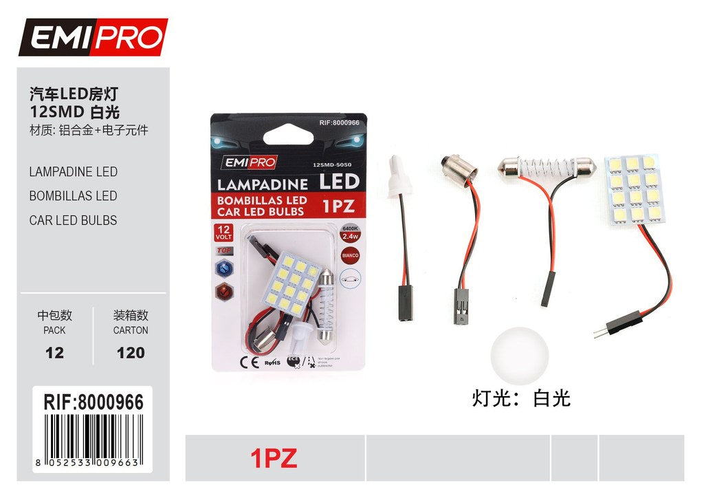 Lampadine Led 1Pcs T10 Bianca