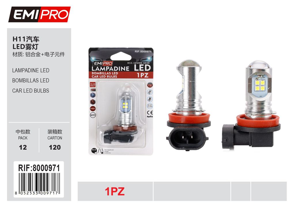 Led 1Pcs H11 7.5w