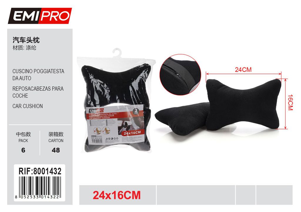Cuscino Poggiatesta Da Auto 2Pcs