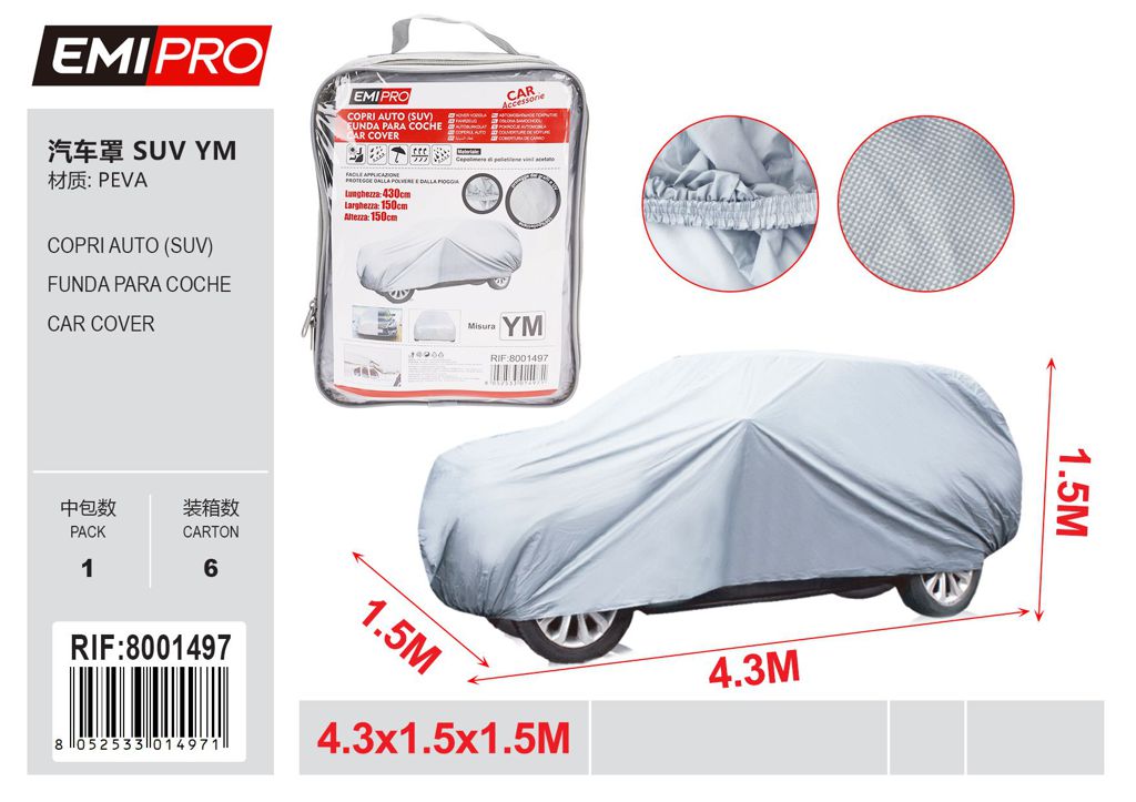 Copriauto Suv Ym 430*150*150cm