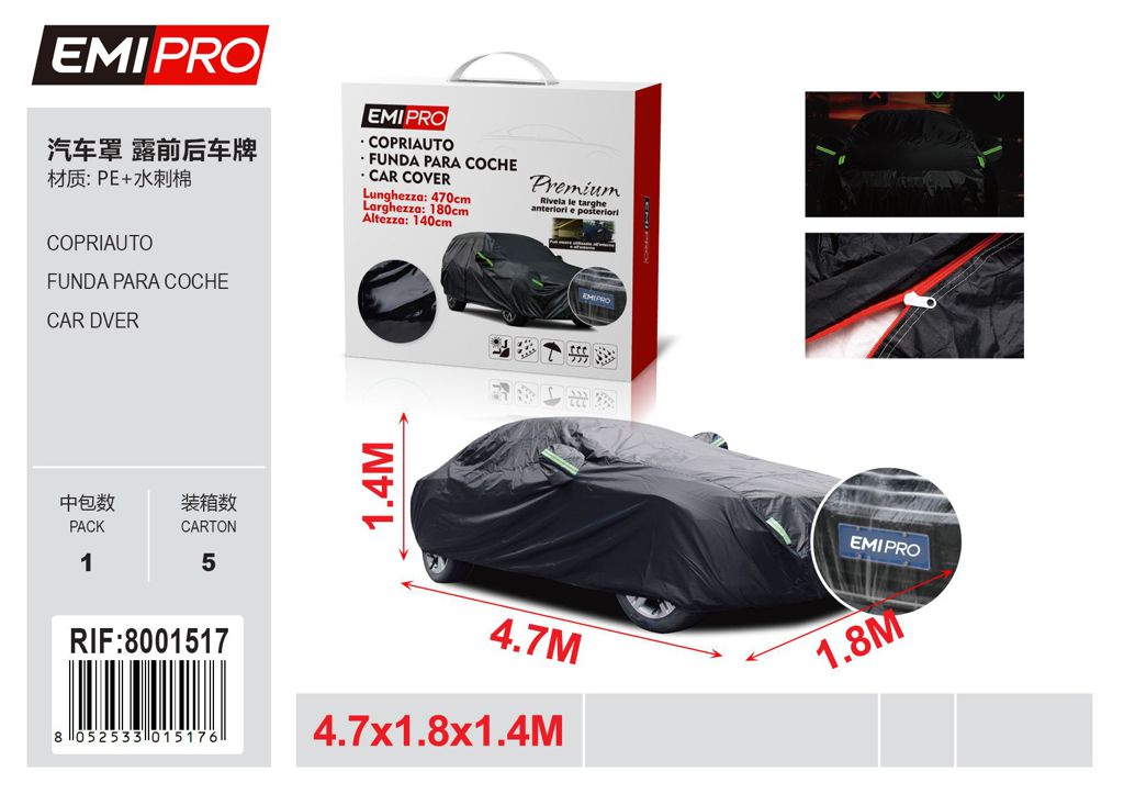 Copriauto 470*180*140