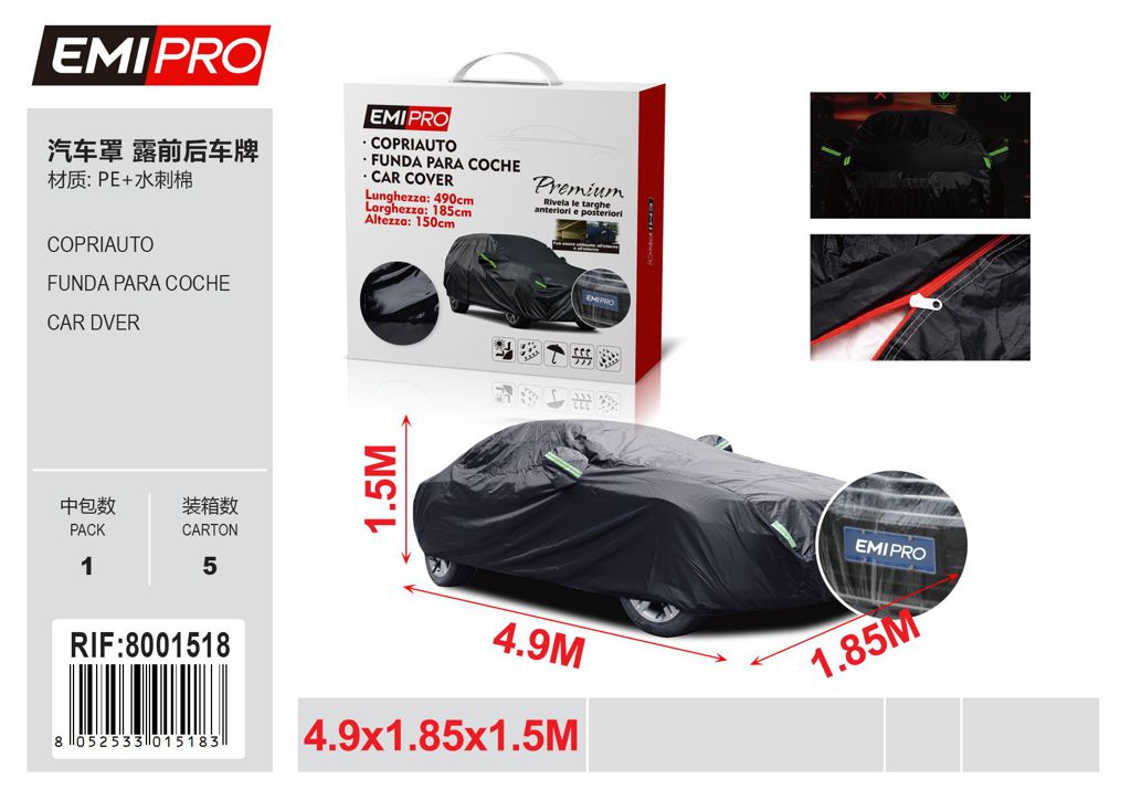 Copriauto 490*185*150