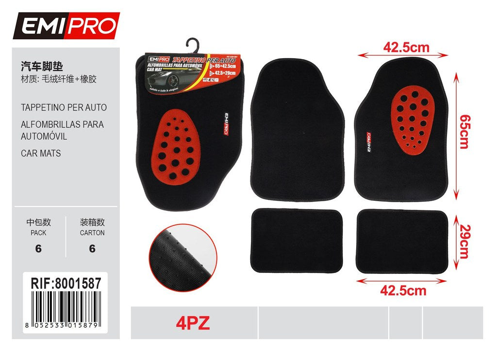 Tappetino Per Auto Set 4