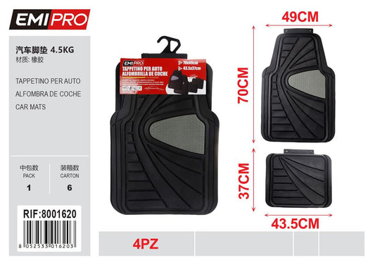 Tappetino Per Auto 4Pcs 4.5kg 70*49cm