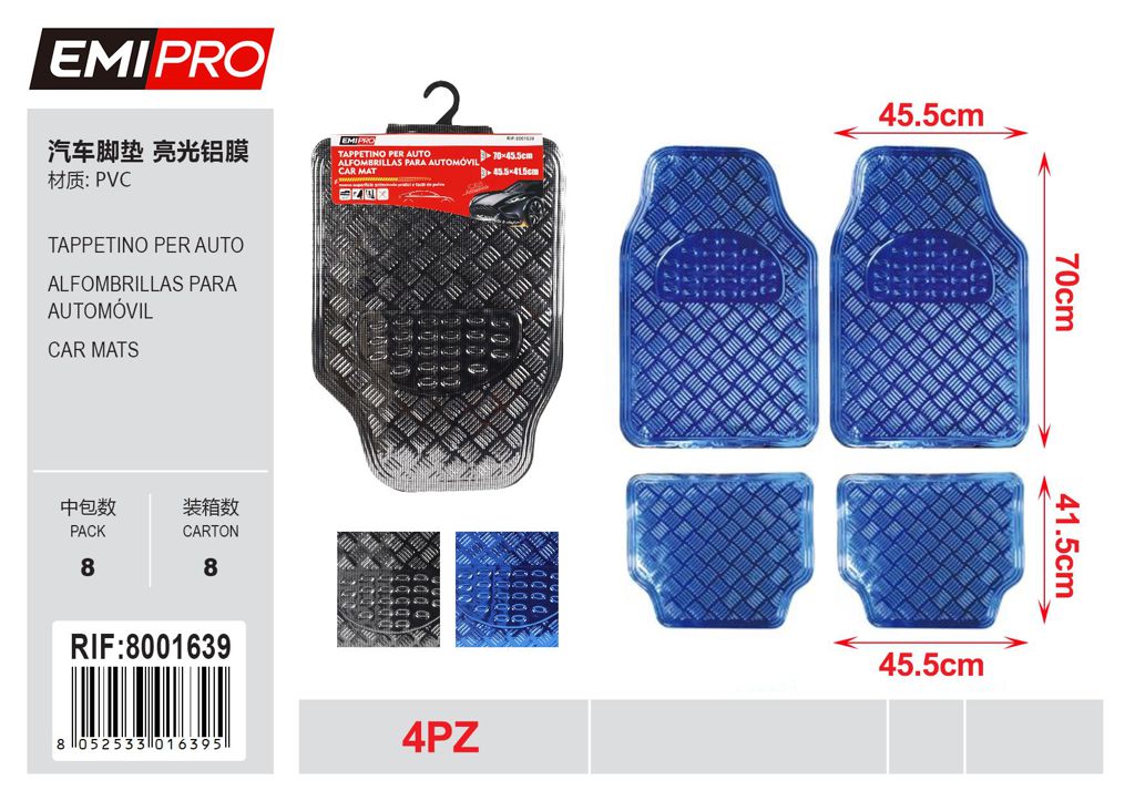 Tappetino Per Auto 4Pcs 3.0kg