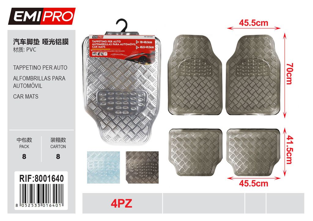 Tappetino Per Auto 4Pcs 3.0kg