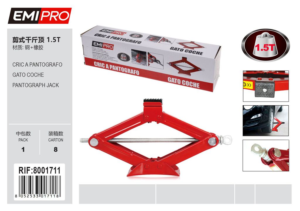 Cric A Pantografo 1.5T