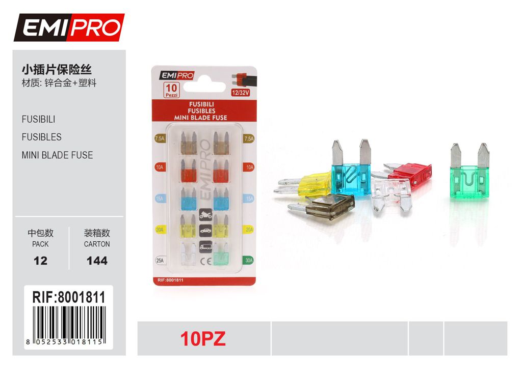 Fusibili 10Pcs