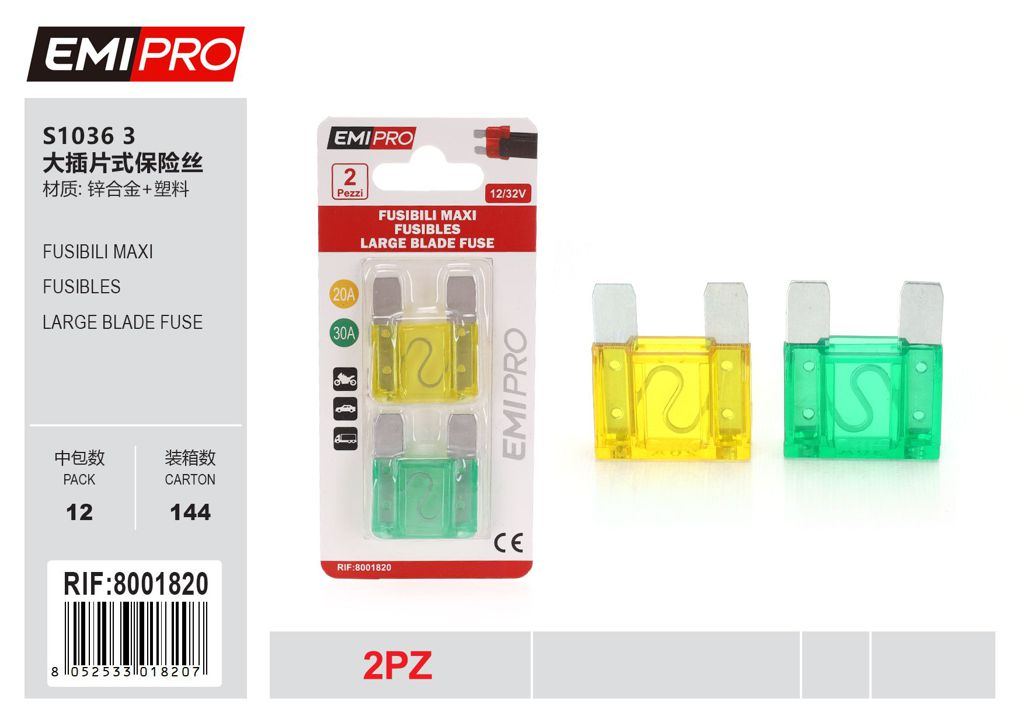 Fusibili Maxi 2Pcs