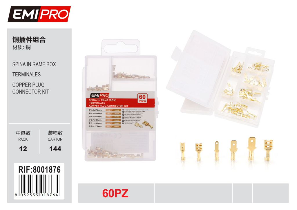 Spina In Rame Bo* 60Pcs