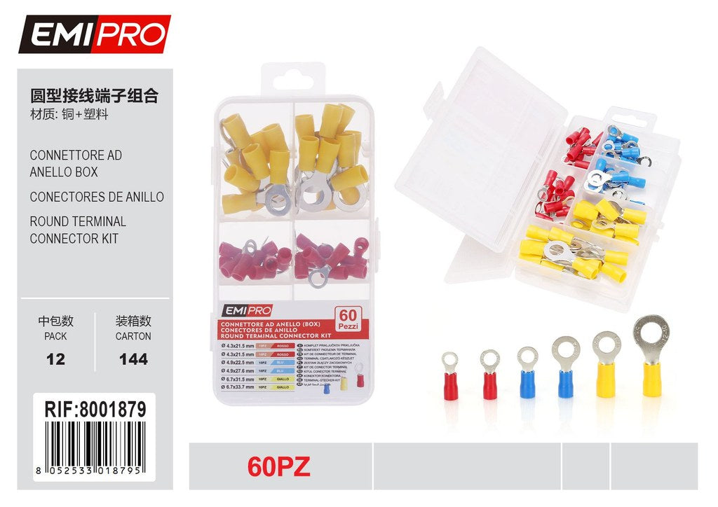 Connettore Ad Anello Bo* 60Pcs