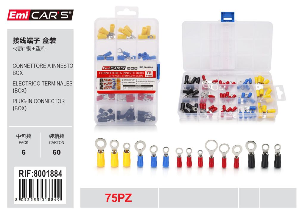 Capicorda Ad Occhiello 75Pcs
