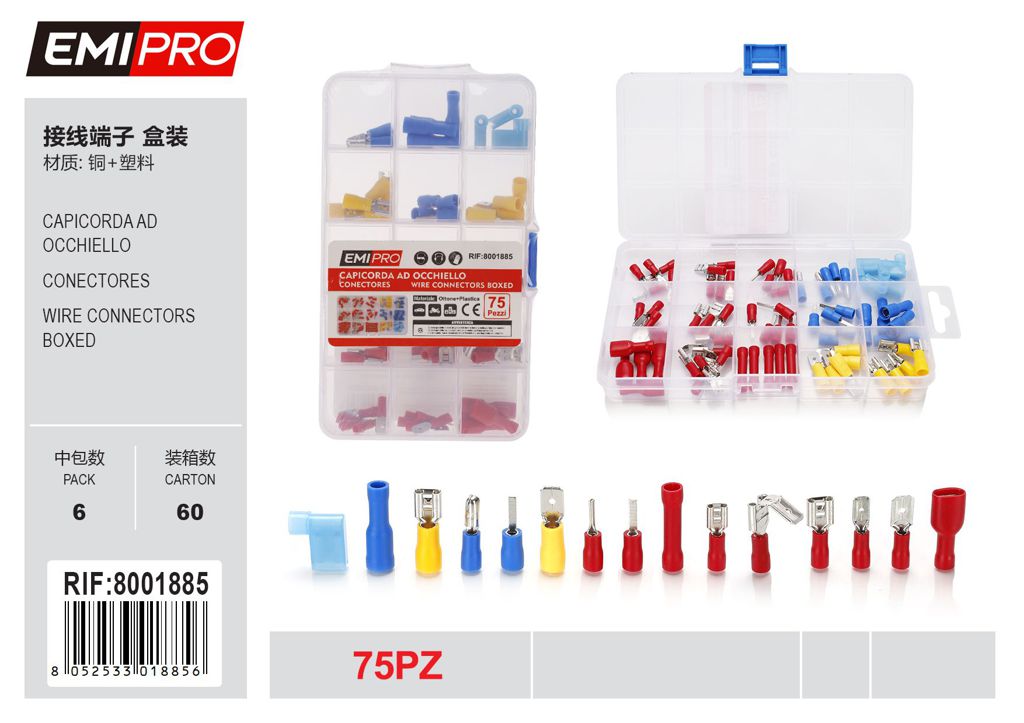 Capicorda Ad Occhiello 75Pcs