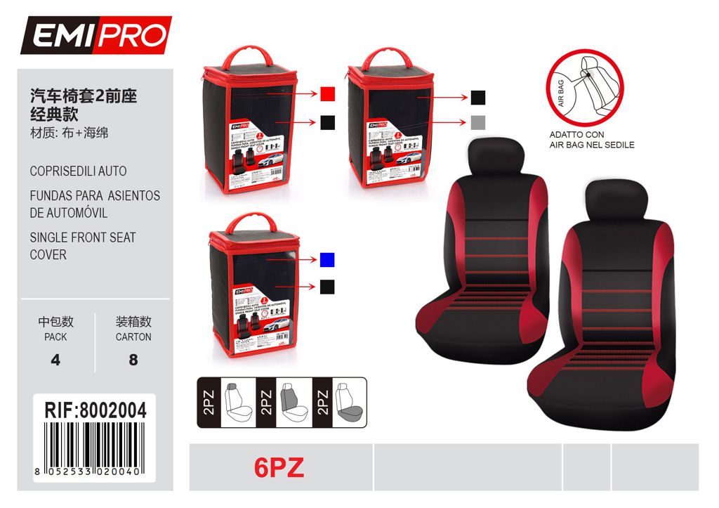 Coprisedili Auto 6Pcs