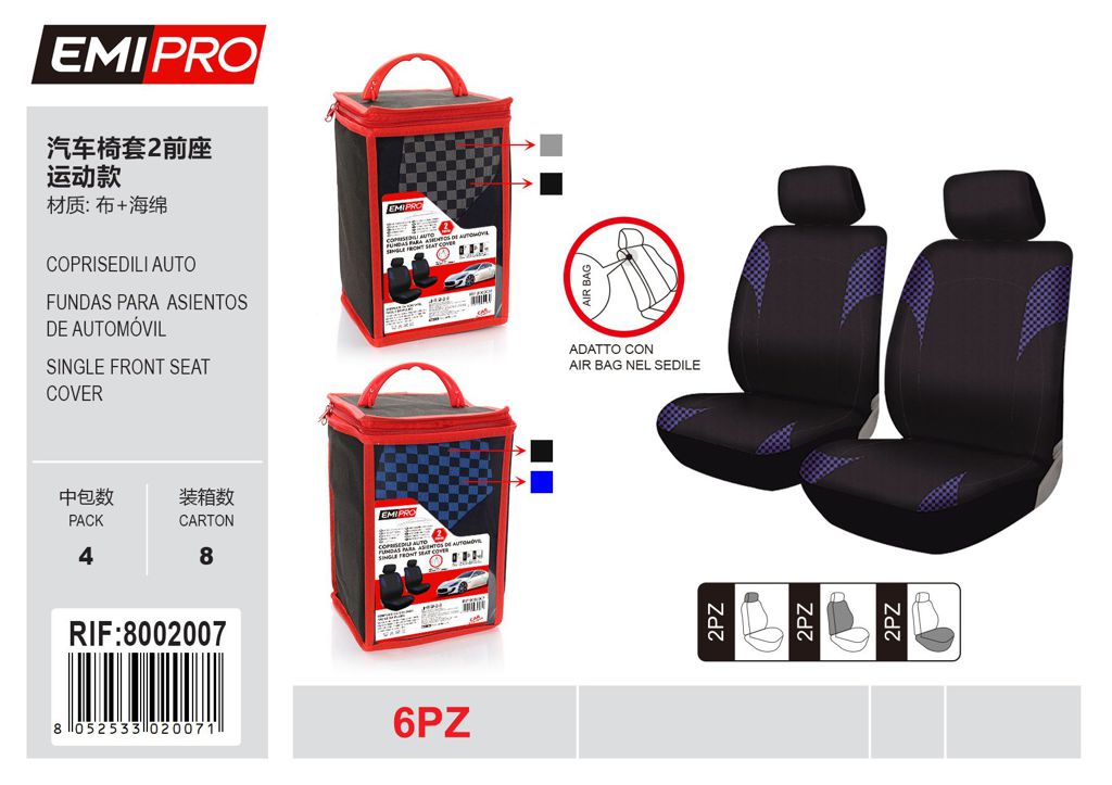Coprisedili Auto 6Pcs