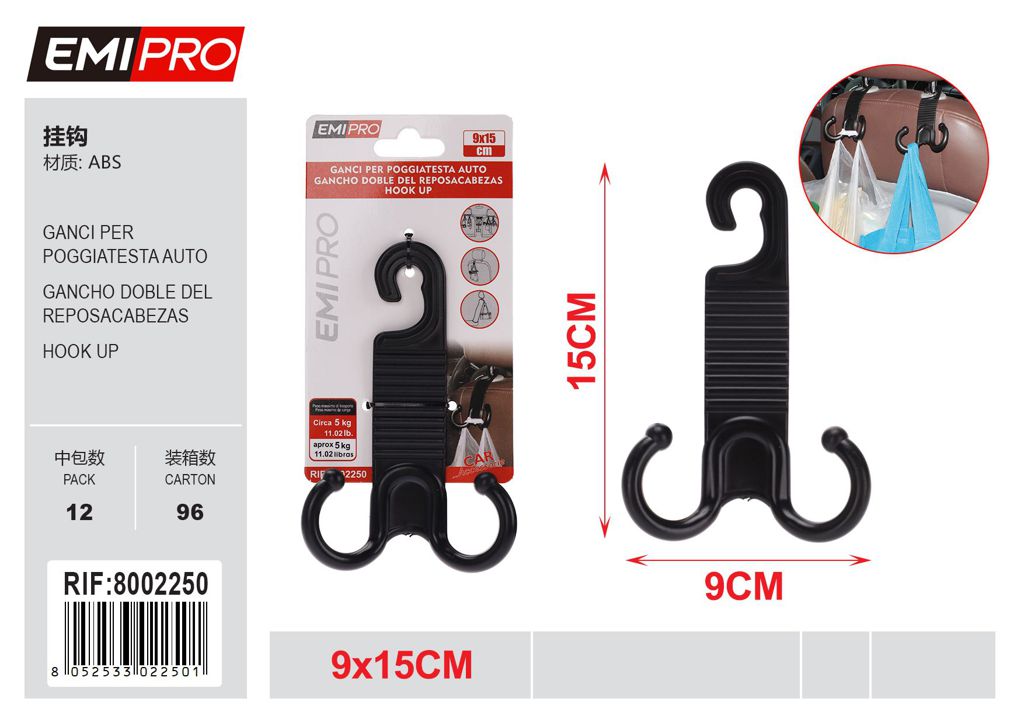Ganci Per Poggiatesta Auto