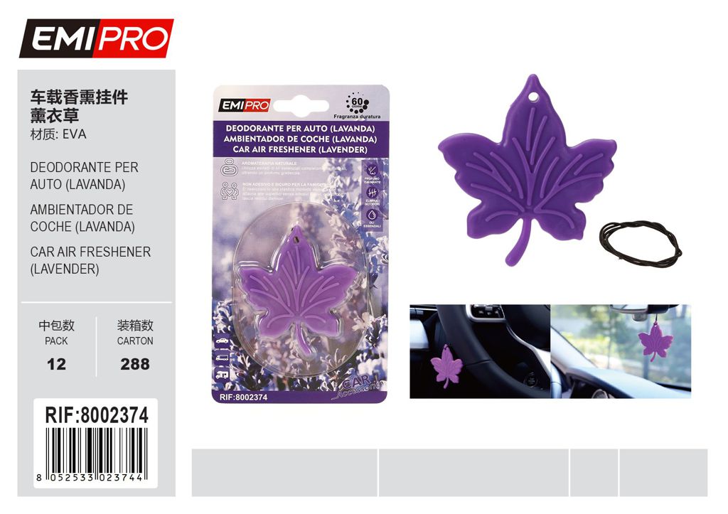 Deodorante Per Auto Lavanda