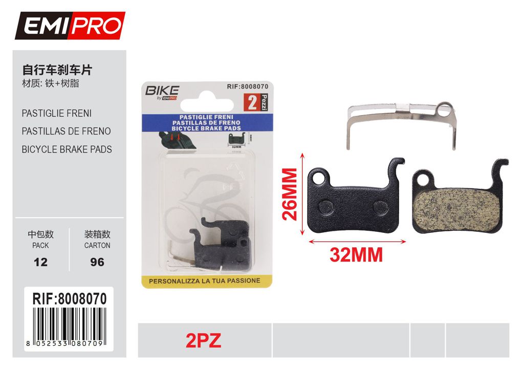 Pastiglie Freni 2Pcs