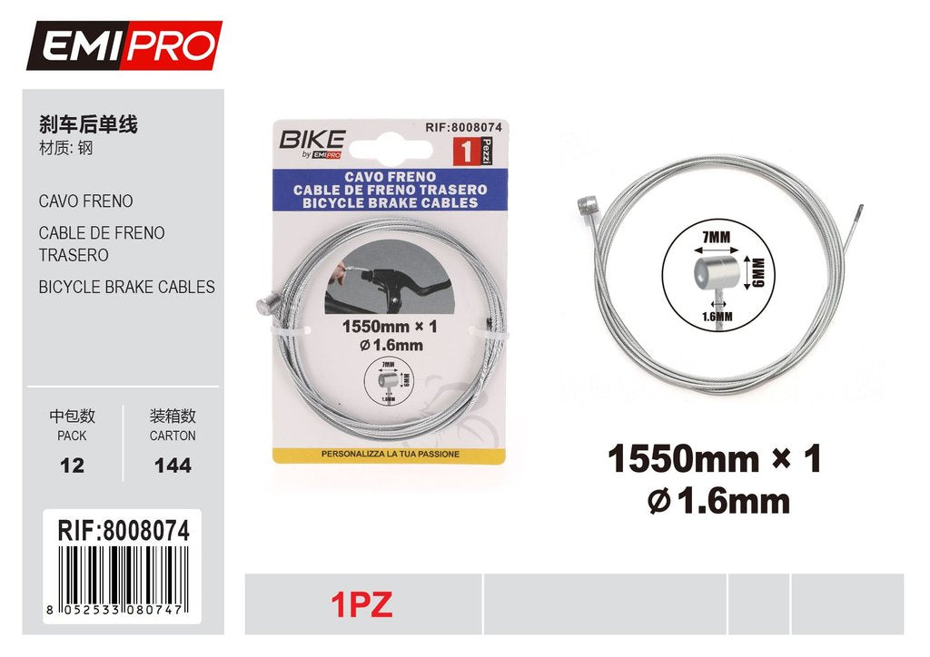 Cavo Freno 1.6*1550mm