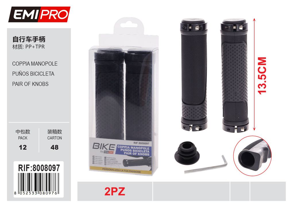 Coppia Manopole 22*105mm