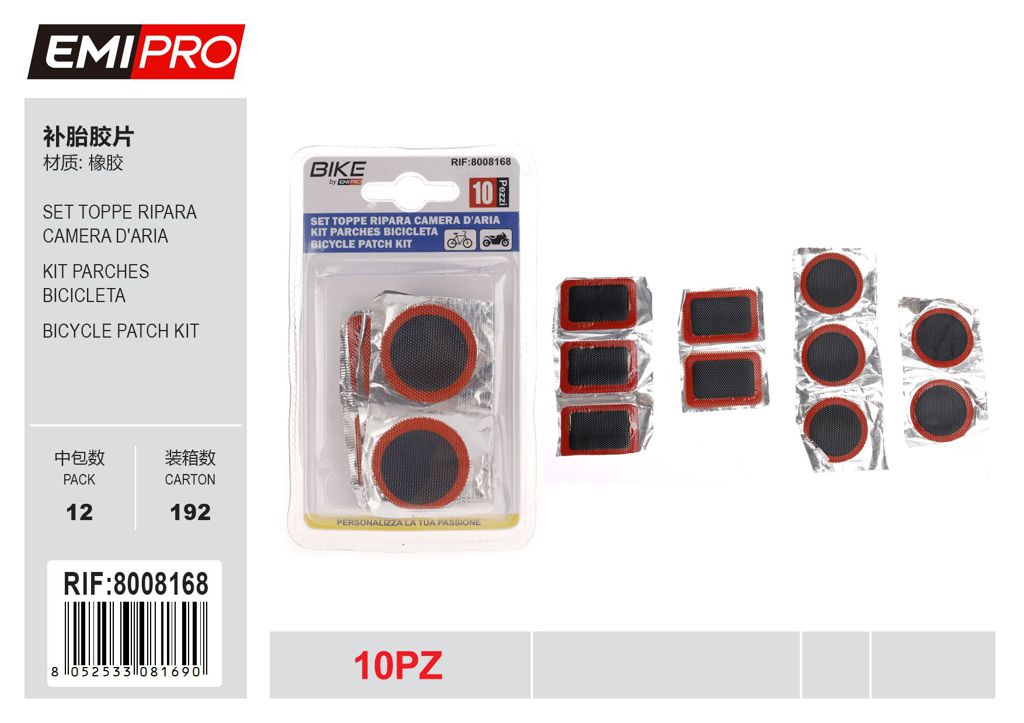 Set Toppe Ripara Camera D'Aria