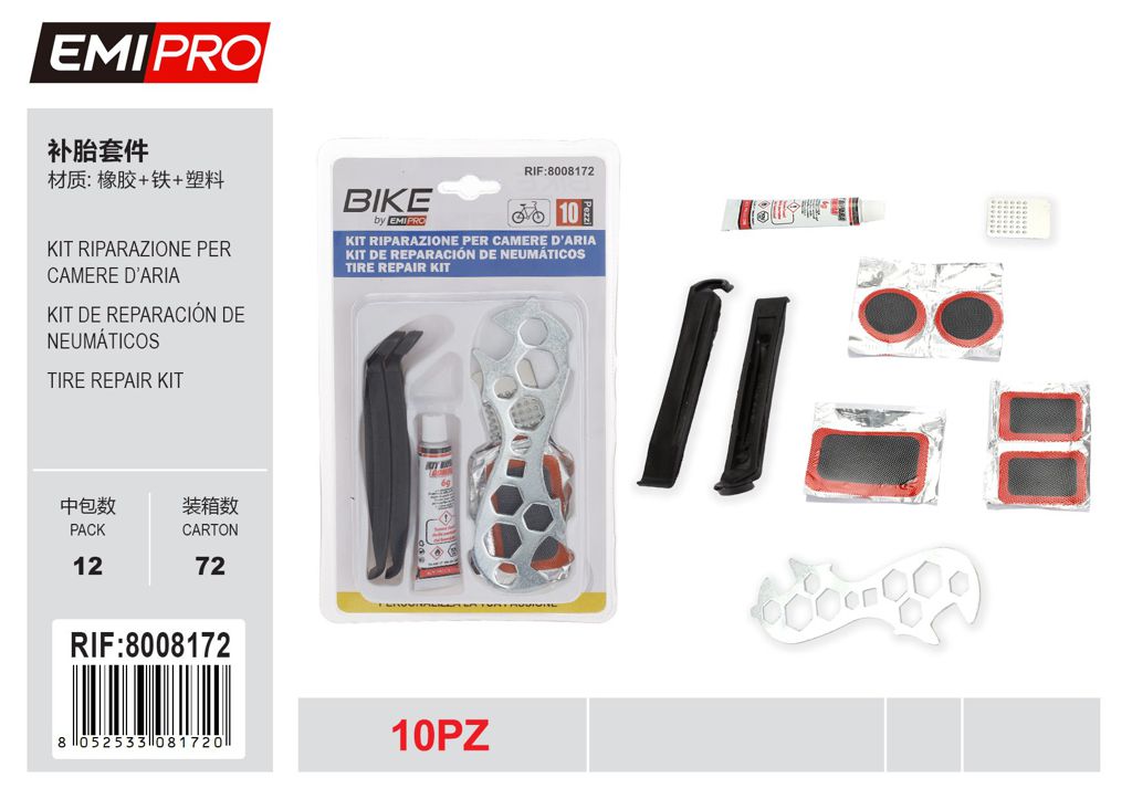 Kit Riparazione Per Camere D Aria