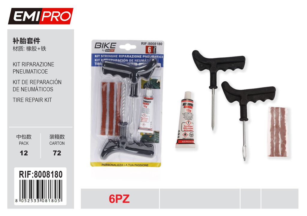Kit Stringhe Riparazione Pneumatici