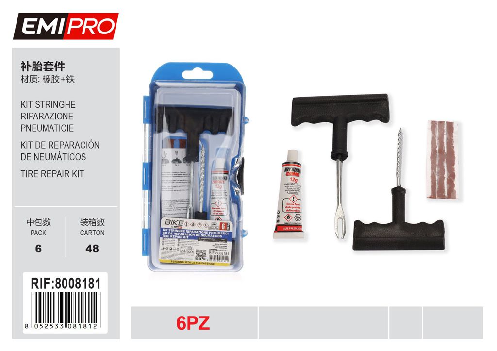 Kit Stringhe Riparazione Pneumatici