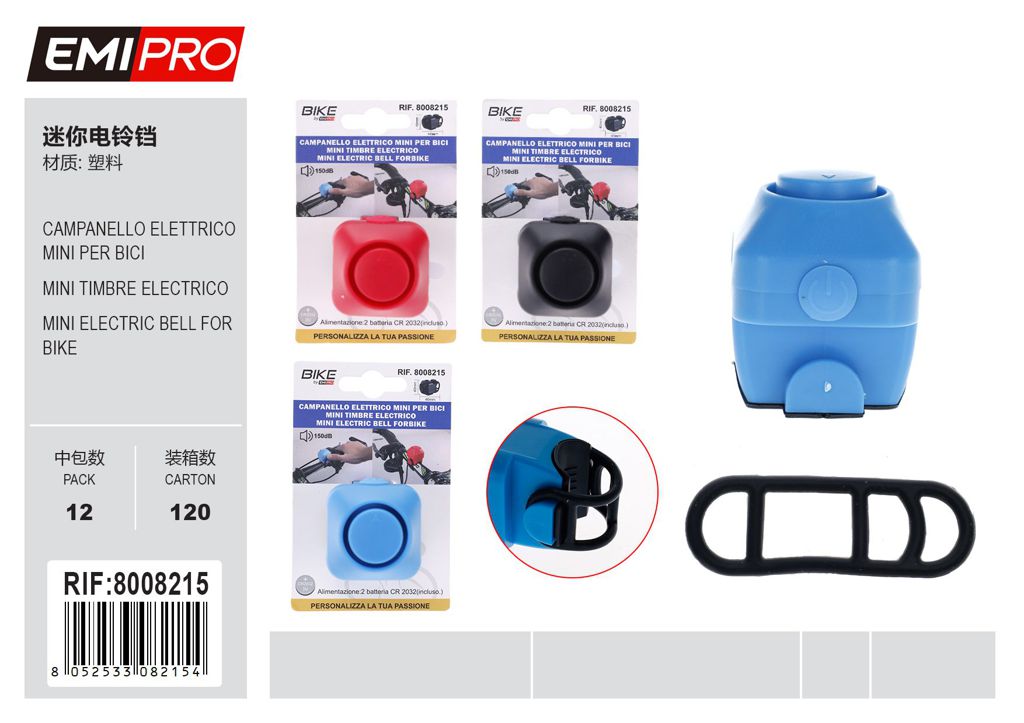 Campanello Elettrico Mini Per Bici