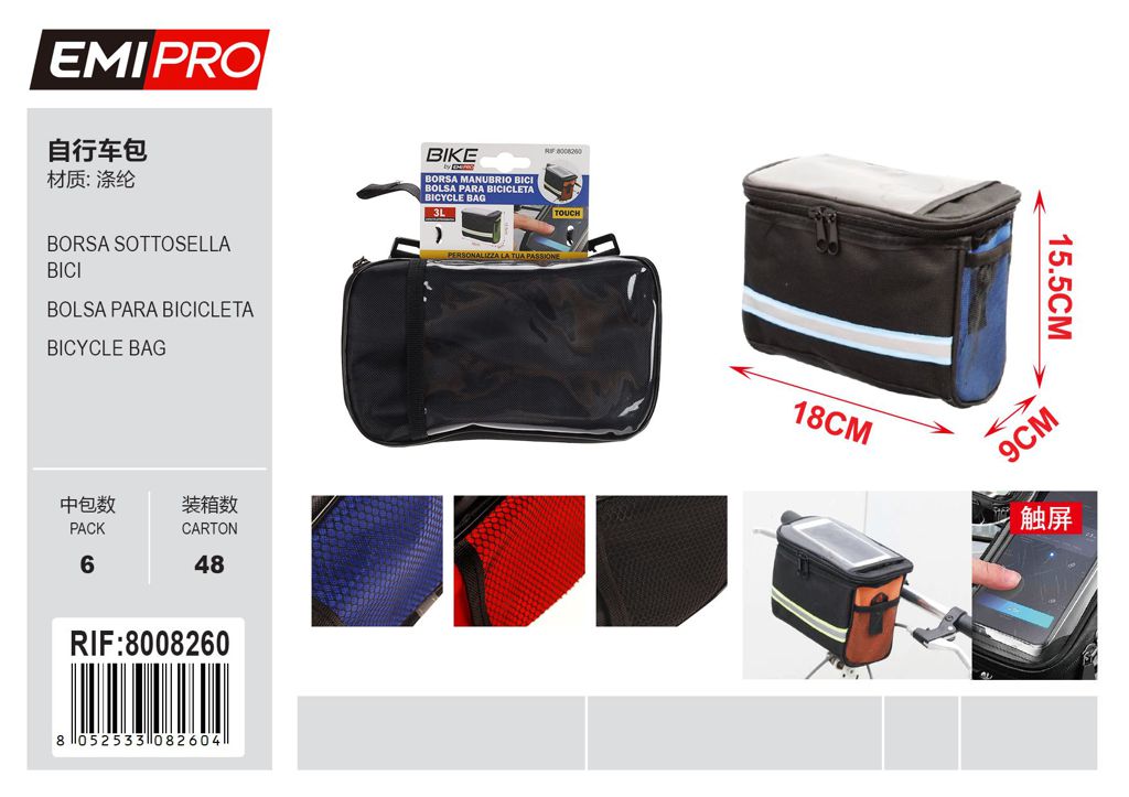 Borsa Manubrio Bici