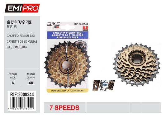 Cassetta Pignoni Bici 7 Marce