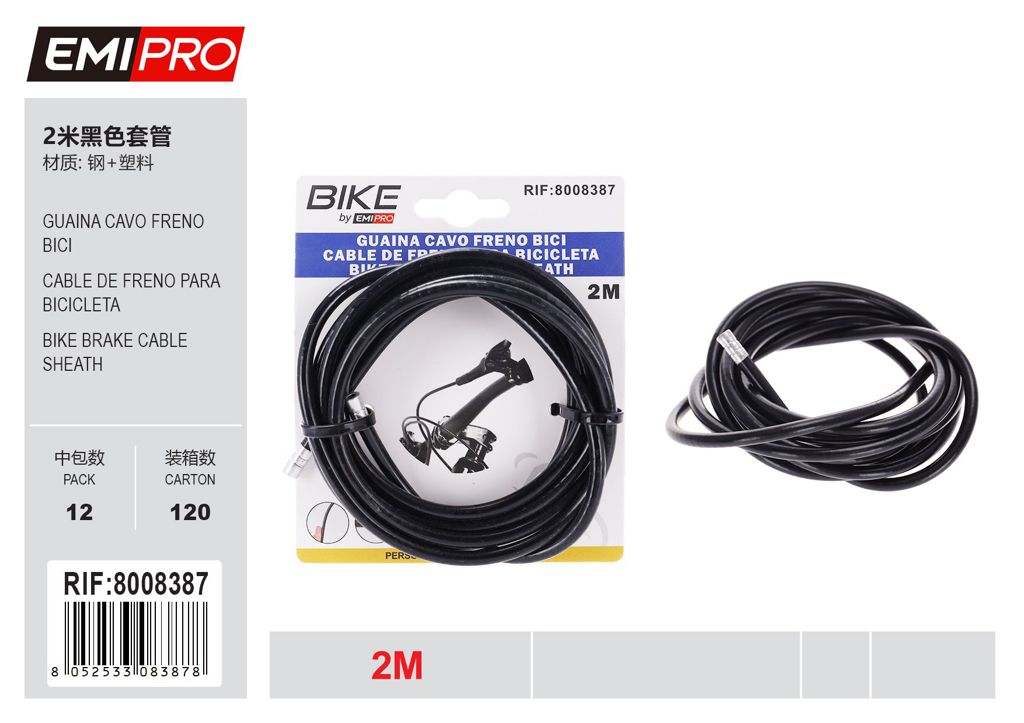 Guaina Cavo Freno Bici 2M