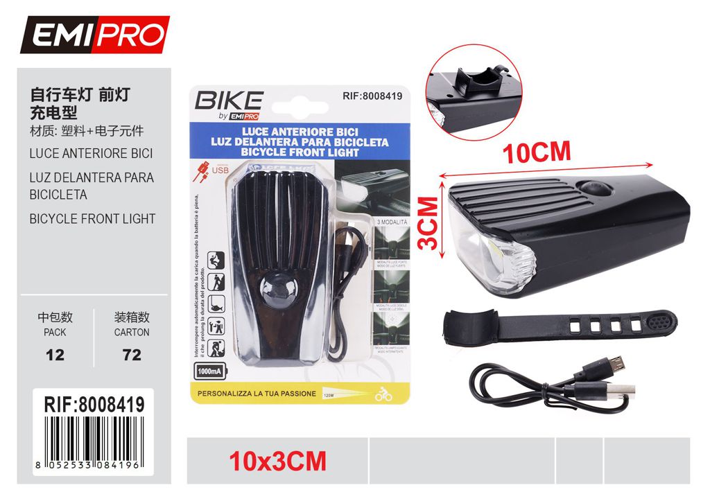 Luce Anteriore Bici
