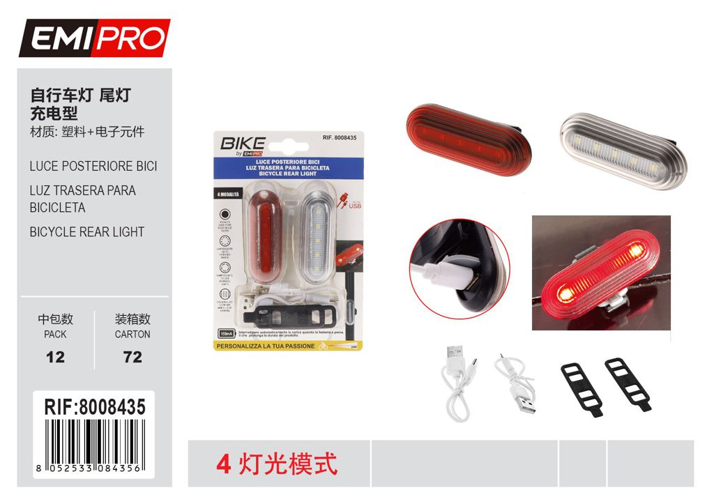 Luce Posteriore Bici