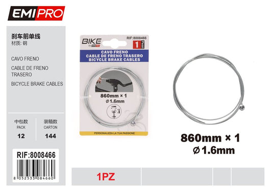 Cavo Freno 1.6*860mm 5.5mm