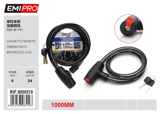 Lucchetto Per Moto 20*1000mm