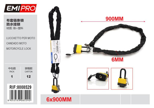 Lucchetto Per Moto 6*900mm+40mm
